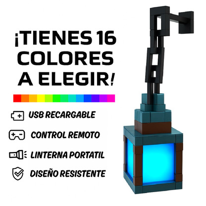 LINTERNA PIXEL LED DE COLORES